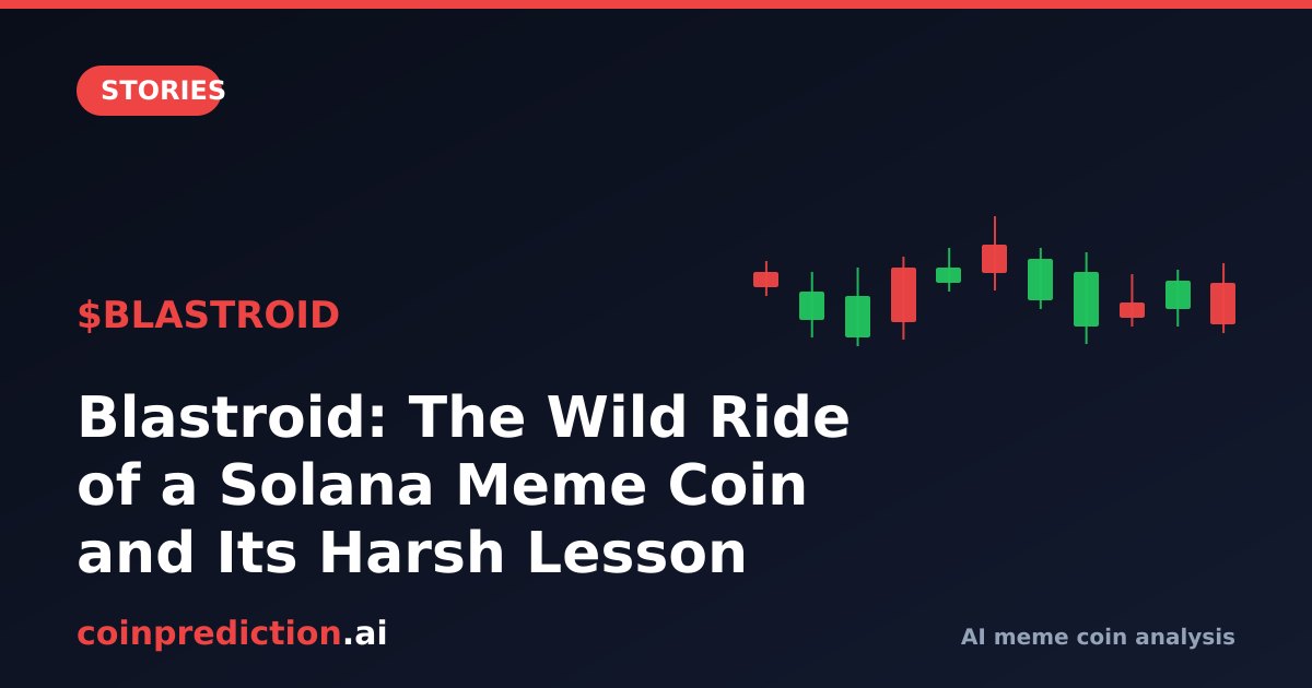 Blastroid: The Wild Ride of a Solana Meme Coin and Its Harsh Lesson