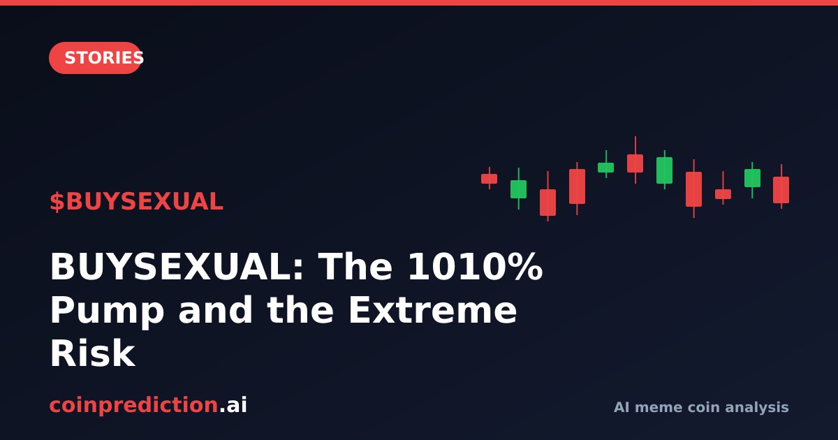 BUYSEXUAL: The 1010% Pump and the Extreme Risk