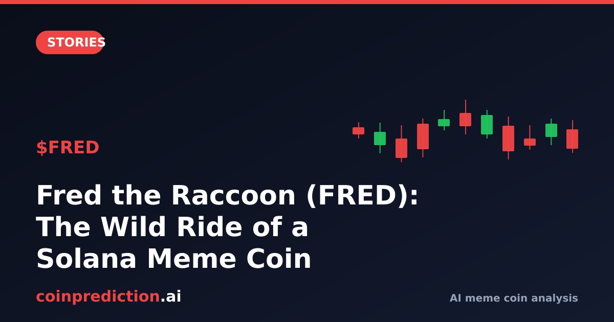 Fred the Raccoon (FRED): The Wild Ride of a Solana Meme Coin