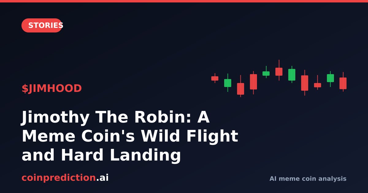 Jimothy The Robin: A Meme Coin's Wild Flight and Hard Landing