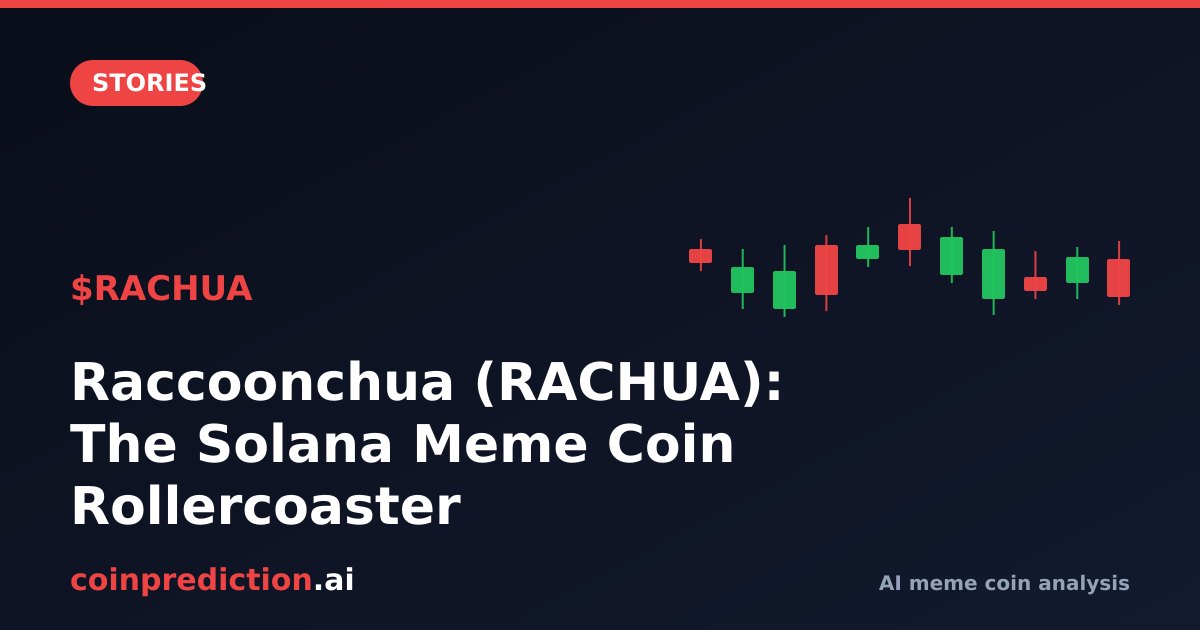 Raccoonchua (RACHUA): The Solana Meme Coin Rollercoaster