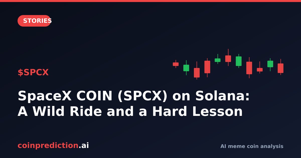 SpaceX COIN (SPCX) on Solana: A Wild Ride and a Hard Lesson