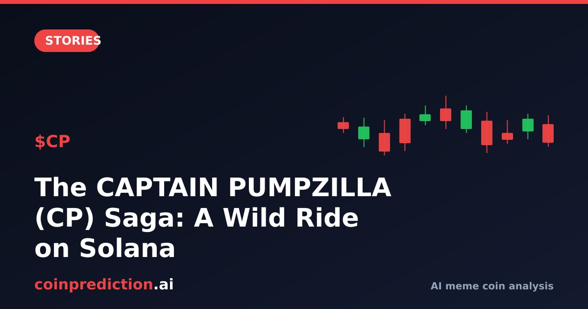 The CAPTAIN PUMPZILLA (CP) Saga: A Wild Ride on Solana