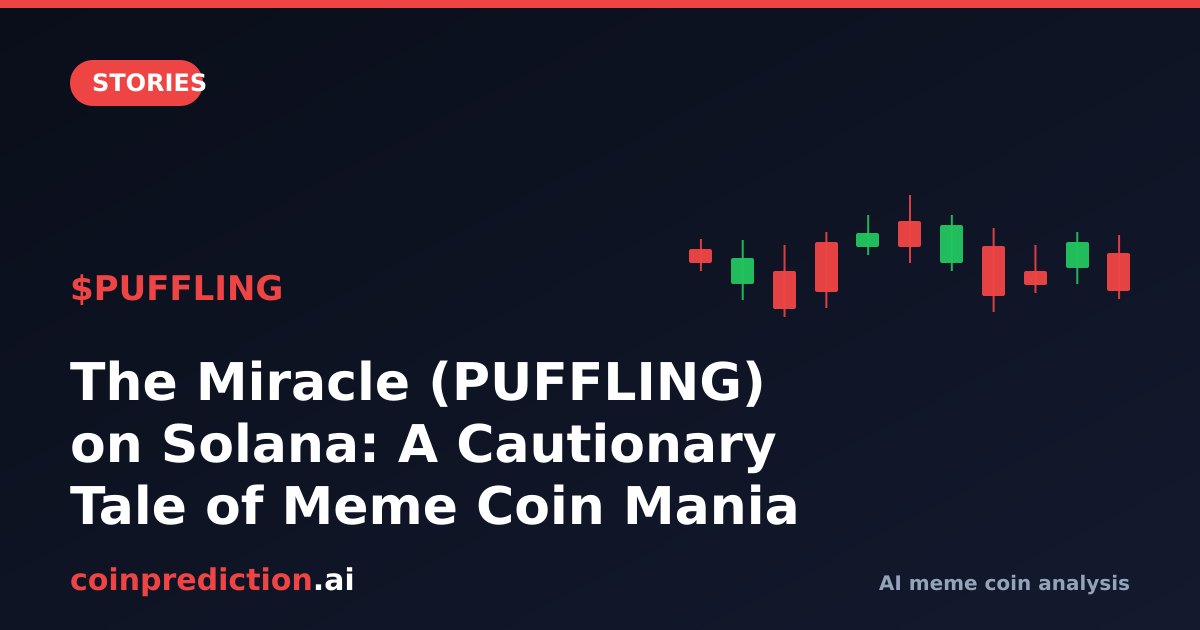 The Miracle (PUFFLING) on Solana: A Cautionary Tale of Meme Coin Mania