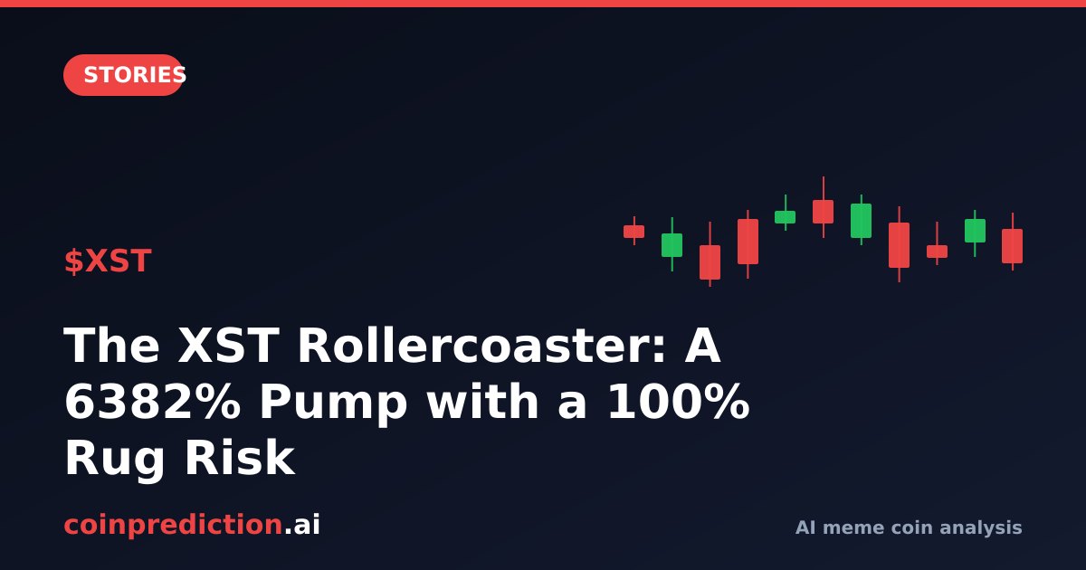 The XST Rollercoaster: A 6382% Pump with a 100% Rug Risk