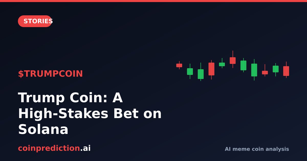 Trump Coin: A High-Stakes Bet on Solana